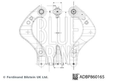 Neatkarīgās balstiekārtas svira, Riteņa piekare BLUE PRINT ADBP860165
