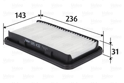 Воздушный фильтр VALEO 585432