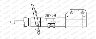 Amortizators MONROE G8709