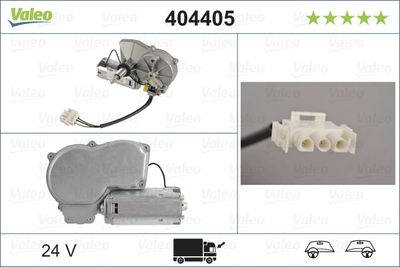Stikla tīrītāju motors VALEO 404405