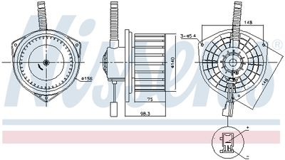 Salona ventilators NISSENS 87753
