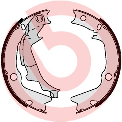 Bremžu loku kompl., Stāvbremze BREMBO S 30 528