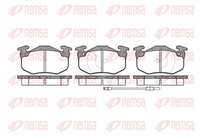 Комплект тормозных колодок, дисковый тормоз REMSA 0144.02