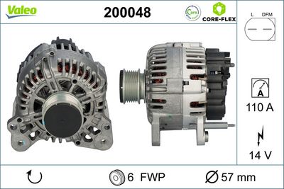 Генератор VALEO 200048