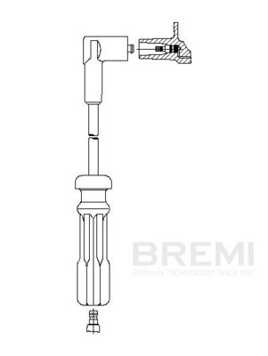 Augstsprieguma vads BREMI 672/51
