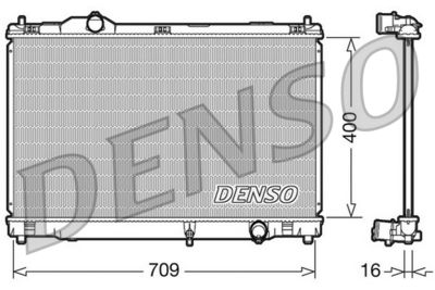 Radiators, Motora dzesēšanas sistēma DENSO DRM51008