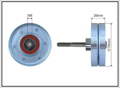 Parazīt-/Vadrullītis, Ķīļrievu siksna CAFFARO 164-20