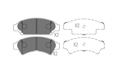 Bremžu uzliku kompl., Disku bremzes KAVO PARTS KBP-9127