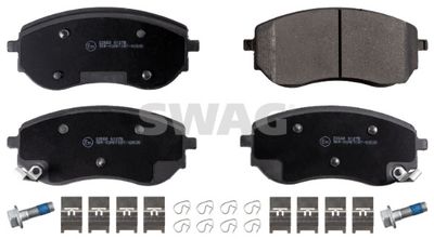 Bremžu uzliku kompl., Disku bremzes SWAG 33 10 7618