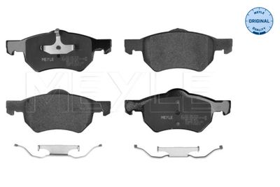 Комплект тормозных колодок, дисковый тормоз MEYLE 025 238 0718