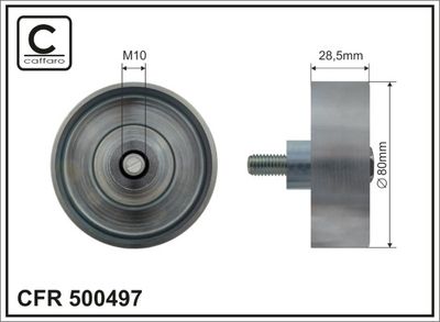 Parazīt-/Vadrullītis, Ķīļrievu siksna CAFFARO 500497