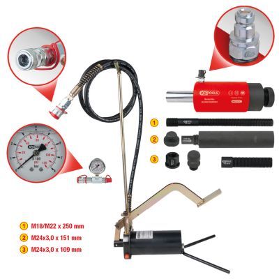 Hidrocilindrs, Darbnīcas prese KS TOOLS 440.0580