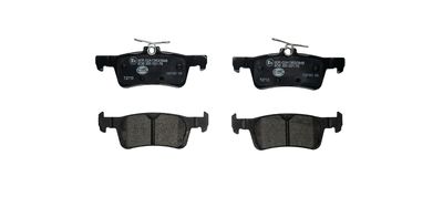 Комплект тормозных колодок, дисковый тормоз HELLA 8DB 355 031-761