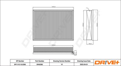 Воздушный фильтр Dr!ve+ DP1110.10.0385