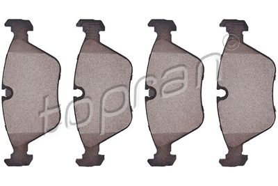 Комплект тормозных колодок, дисковый тормоз TOPRAN 500 376