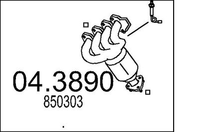 Катализатор MTS 04.3890