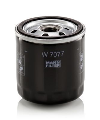 MANN-FILTER W7077 Eļļas filtrs