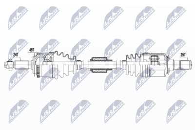 Приводной вал NTY NPW-HY-622