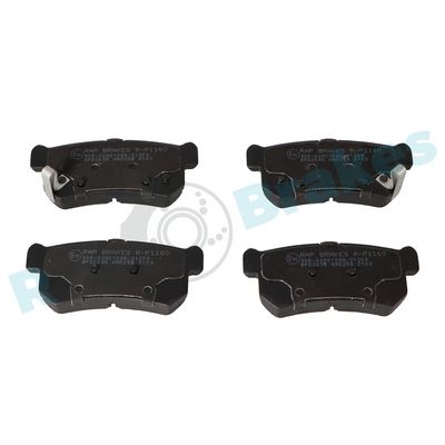 Bremžu uzliku kompl., Disku bremzes RAP BRAKES R-P1160