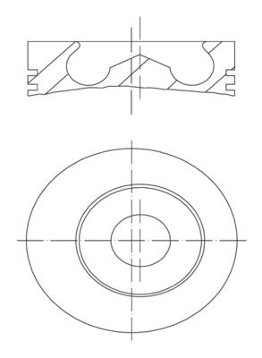 Поршень MAHLE 013 PI 00151 001