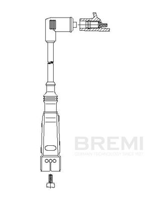Augstsprieguma vads BREMI 154/70