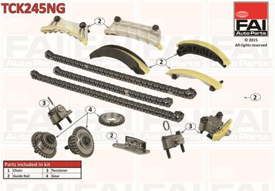 Комплект цели привода распредвала FAI AUTOPARTS TCK245NG