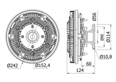 Sajūgs, Radiatora ventilators MAHLE CFC 32 000S