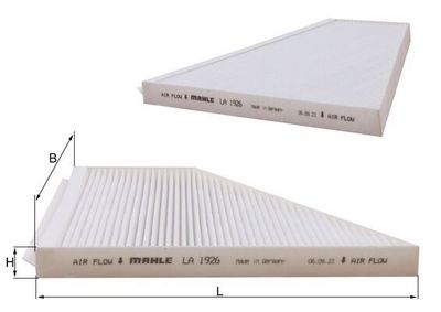 Filtrs, Salona telpas gaiss MAHLE LA1926