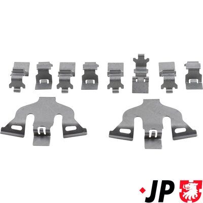 Комплектующие, колодки дискового тормоза JP GROUP 1164004910