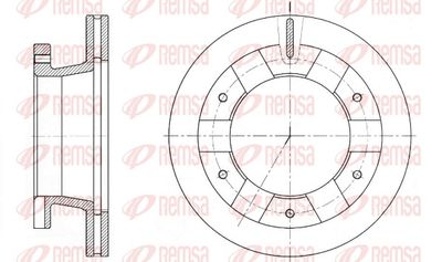 Bremžu diski REMSA 61407.10
