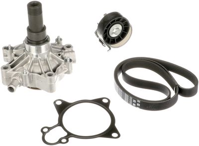 Водяной насос + комплект ручейковых ремней GATES KP56PK1218