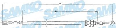 Тросик, cтояночный тормоз SAMKO C1624B