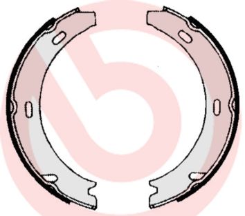 Bremžu loku kompl., Stāvbremze BREMBO S 50 506