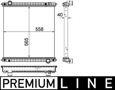 Radiators, Motora dzesēšanas sistēma MAHLE CR 1046 000P