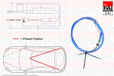 Trose, Stāvbremžu sistēma FAI AutoParts FBC0150