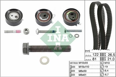 Комплект ремня ГРМ Schaeffler INA 530 0484 10