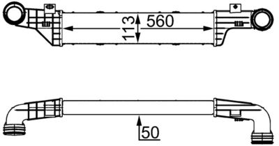 Интеркулер MAHLE CI 53 000S