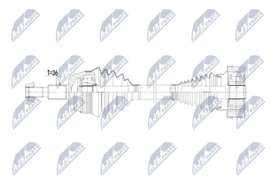 Приводной вал NTY NPW-AU-087