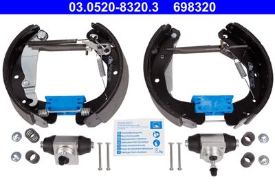 Комплект тормозных колодок ATE 03.0520-8320.3