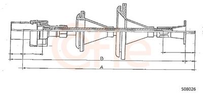 Тросик спидометра COFLE 92.S08026