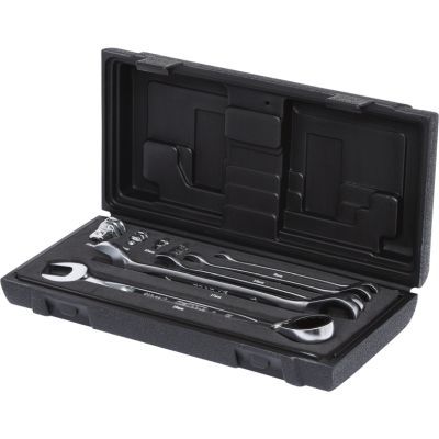 Uzgriežņu atslēgu komplekts ar sprūdmehānismu KS TOOLS 503.4650