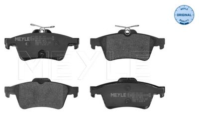 Комплект тормозных колодок, дисковый тормоз MEYLE 0252521817