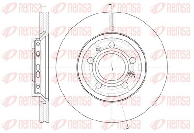 Тормозной диск REMSA 61447.10