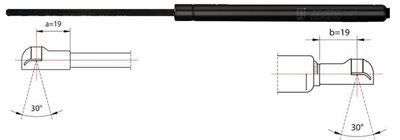 Газовая пружина, крышка багажник METZGER 2110047