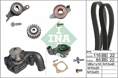 Ūdenssūknis + Zobsiksnas komplekts Schaeffler INA 530 0010 31