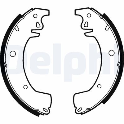 Комплект тормозных колодок DELPHI LS1306