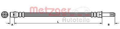 Тормозной шланг METZGER 4111092
