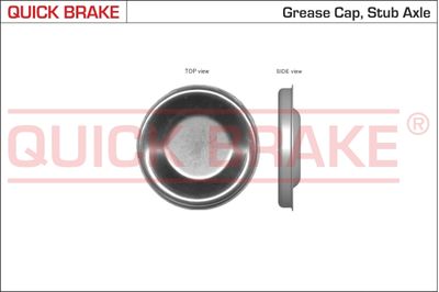Vāciņš-/Aizsargvāciņš QUICK BRAKE 9826