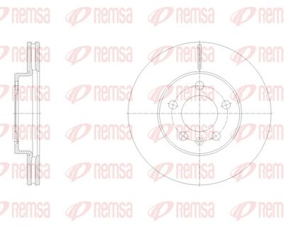 Тормозной диск REMSA 62119.10