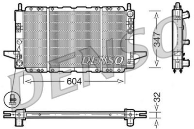 Radiators, Motora dzesēšanas sistēma DENSO DRM10086